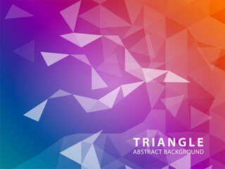 Vector of modern abstract triangular background - Vector