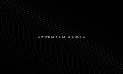 ark background with elegant abstract lines for cover, poster, banner, billboard, card background