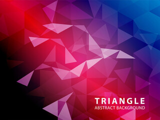 Fototapeta premium Vector of modern abstract triangular background - Vector