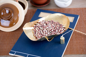 Chinese medicine Gorgon is actually on the scale on the medical book