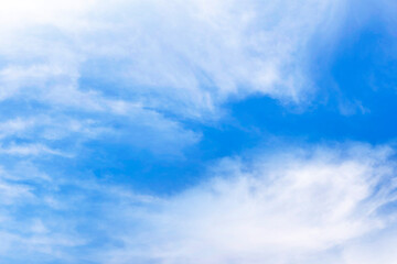Blue sky with clouds background, Beautiful Amazing shape