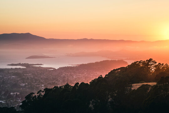 Bay Area Sunset from Berkeley Hill