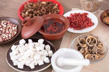 Traditional Chinese Medicine Health Care Treatment Scene