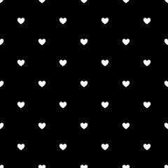 seamless pattern with hearts vector