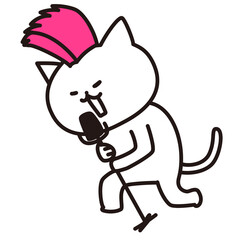 加工ok　ねこ素材No.66 ボーカル 