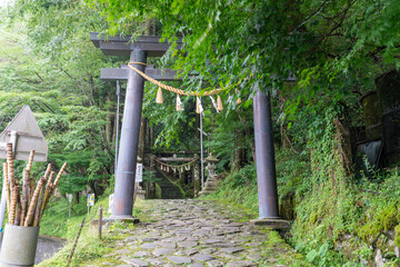 英彦山豊前坊展望台登山口（高住神社参道）