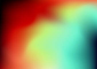 Vivid Abstract Gradient Background, Vector