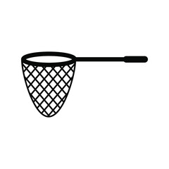 Butterfly catching net icon. catching net icon. Vector illustration.