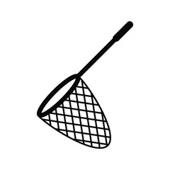 Butterfly catching net icon. catching net icon. Vector illustration.