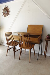 old british school desk