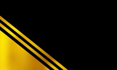 Abstract black and gold luxury background. illustration black gold  background template