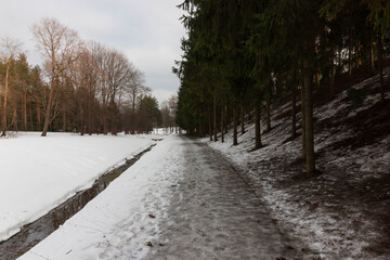 park in the city of pushkin