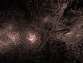 Imaginatory fractal background generated Image