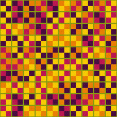 Abstract Geometric Pattern generative computational art illustration