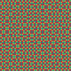 Abstract Geometric Pattern generative computational art illustration