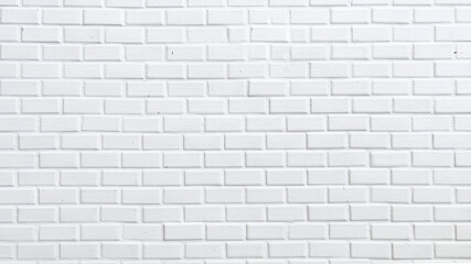 white brick wall for abstract background