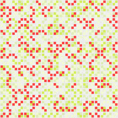 Fototapeta premium Abstract Geometric Pattern generative computational art illustration