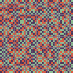 Fototapeta premium Abstract Geometric Pattern generative computational art illustration