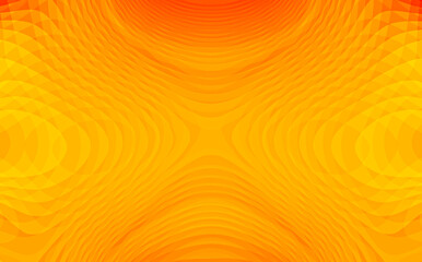 Abstract orange color curve background