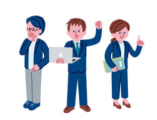 ビジネスパーソンのイラスト