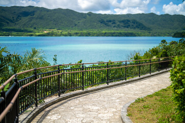 沖縄県石垣島の海がある風景 Ishigaki Okinawa