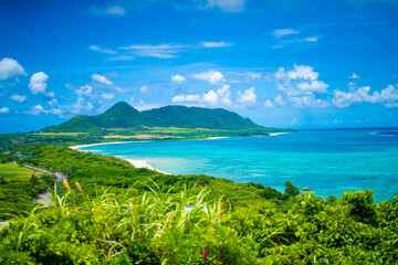 沖縄県石垣島の海がある風景 Ishigaki Okinawa
