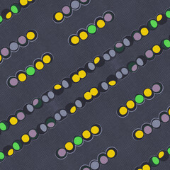 Colored African fabric – Seamless pattern, cotton, photo