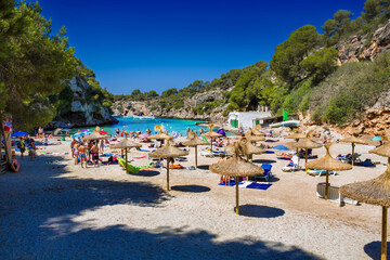 Fototapeta na wymiar Paradise Beach at Cala Pi, Mallorca