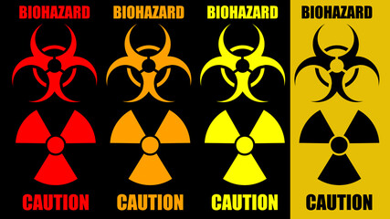 biohazard marks