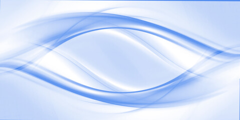 Abstract fractal background with blue pastel waves for design