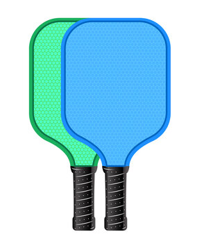 Pickleball paddle front view