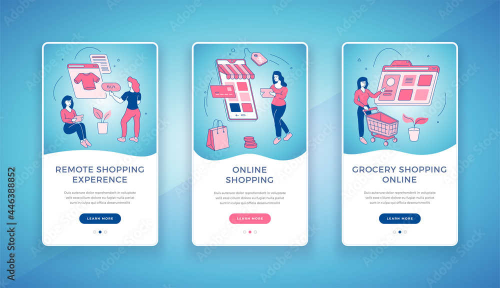 Poster online shopping banner. shopping on website with marketing bonuses and epayment. selection of things