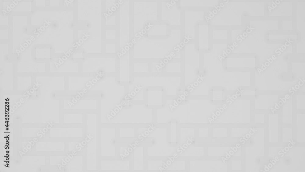 Aufkleber white style abstract background detailed lines circles background with copy space. 3d illustration