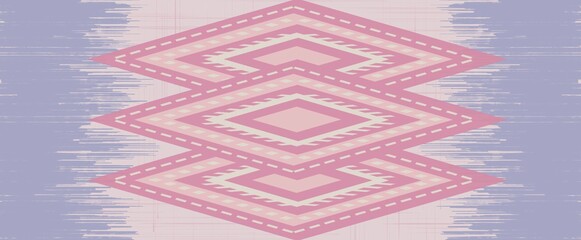 Ethnic abstract patterns, pastel colors
