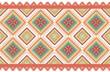 Ethnic abstract patterns, pastel colors