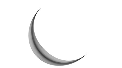 Lines in Semi Circle Form .  Vector Illustration .Technology round. Moon Logo . Design element . Abstract Geometric shape .