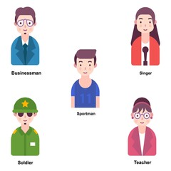 set of people icons