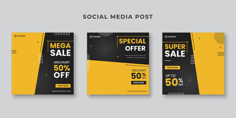 Special offer social media post template
