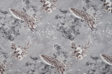 Fototapeta premium birds in snow