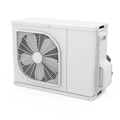 Fototapeta premium Air Conditioner Outdoor Unit Isolated