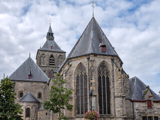 Fototapeta na wymiar Basilica of St Plechelm -St. Plechelmusbasiliek in Oldenzaal, Overijssel Province, The Netherlands