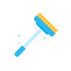 Mop vector. Mop for cleaning the floor to kill germs.