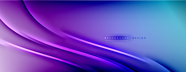 Abstract background. Shadow lines on bright shiny gradient background.