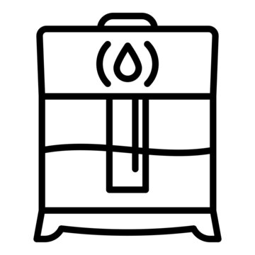 recommend clip art: House humidifier icon. Outline house humidifier vector icon for web design isolated on white background