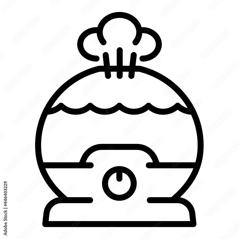 Poster ionizer humidifier icon. outline ionizer humidifier vector icon for web design isolated on white bac