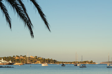 View Across the Harbour at Port de Pollenca in Mallorca