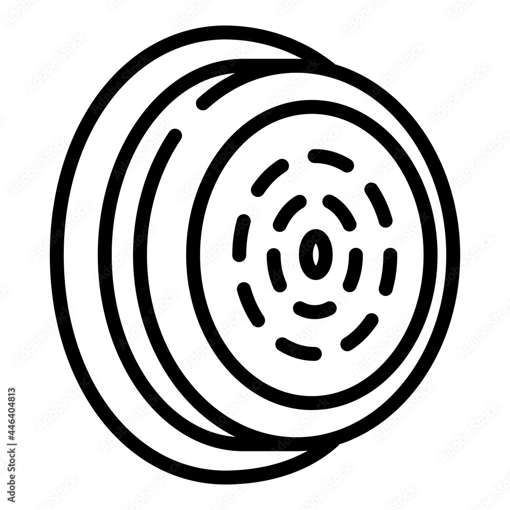 Poster pool inside filter icon. outline pool inside filter vector icon for web design isolated on white bac