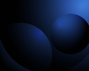 Circle 3D Futuristic Dimensional Modern Background, Circle Background Dark Blue