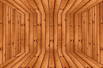 Wooden floor illustration for placing goods