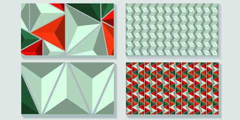 colorful triagles pattern vector background,3d texture  